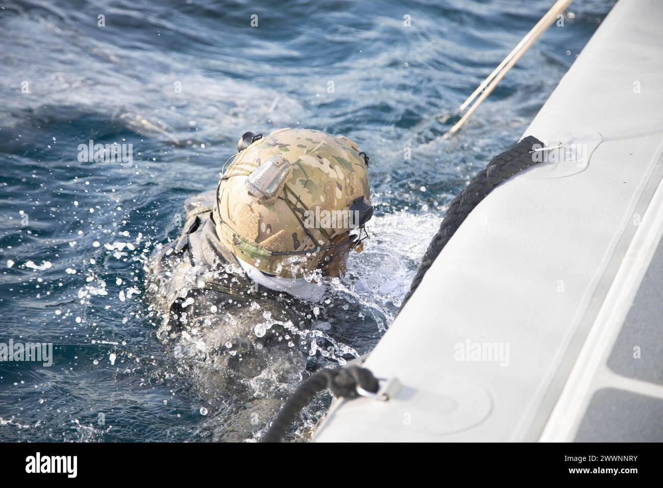 An East Coast-based Naval Special Warfare Operator (SEAL) is recovered ...