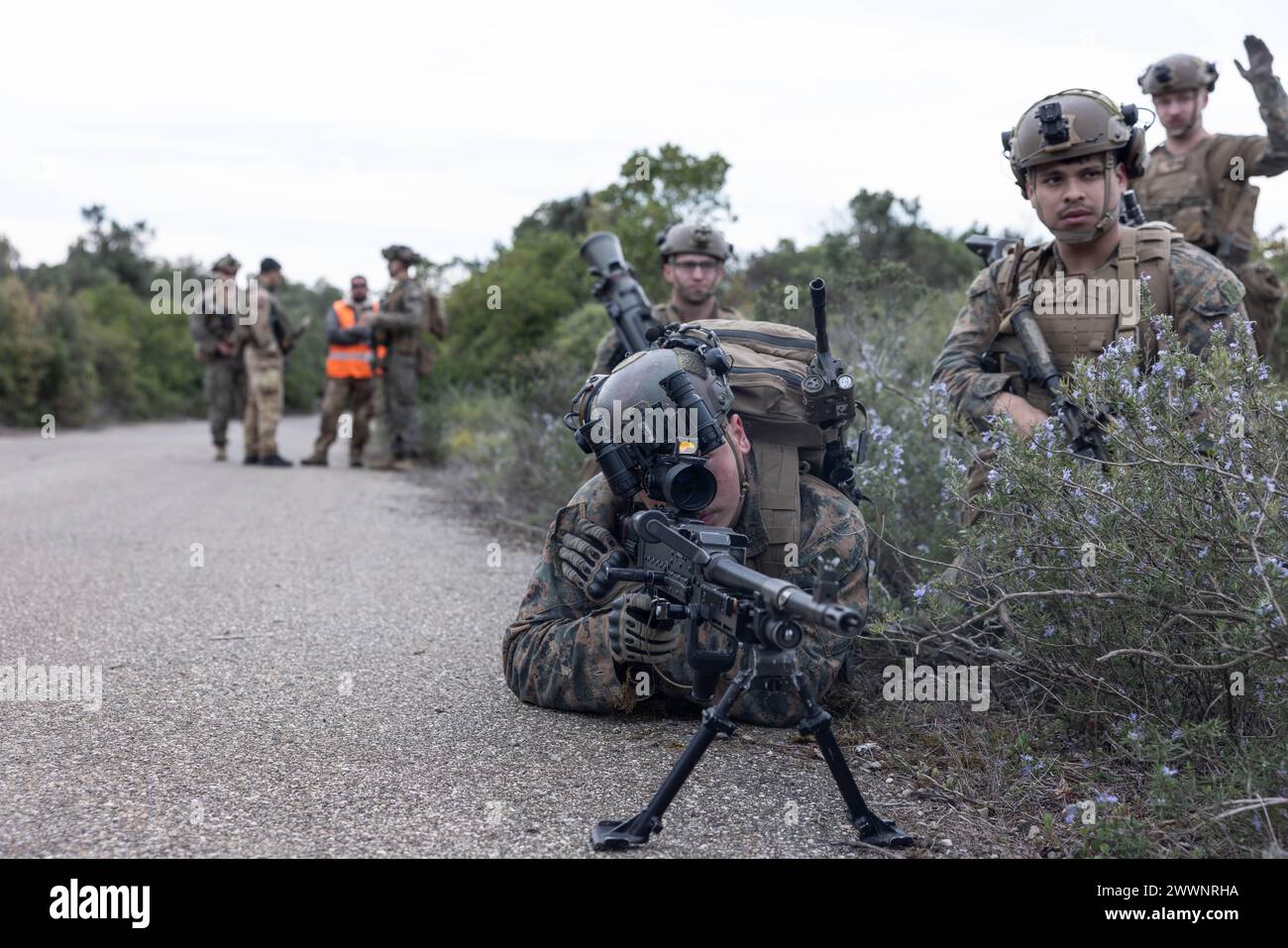 U.S. Marines with the 26th Marine Expeditionary Unit (Special ...