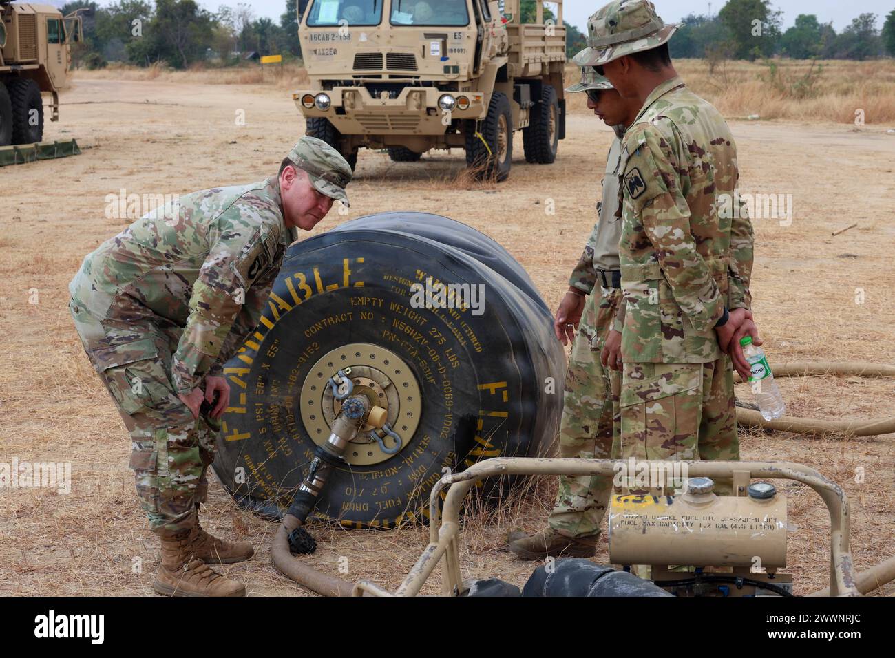 U.S. Army Sgt. Lance DuenasReolidio and U.S. Army Sgt. Marvin Mira