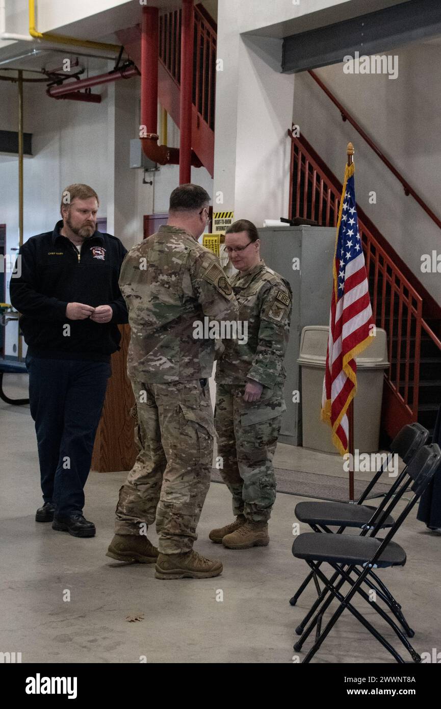 Sarah Sinclair, 104th Civil Engineering Squadron commander, promotes to ...