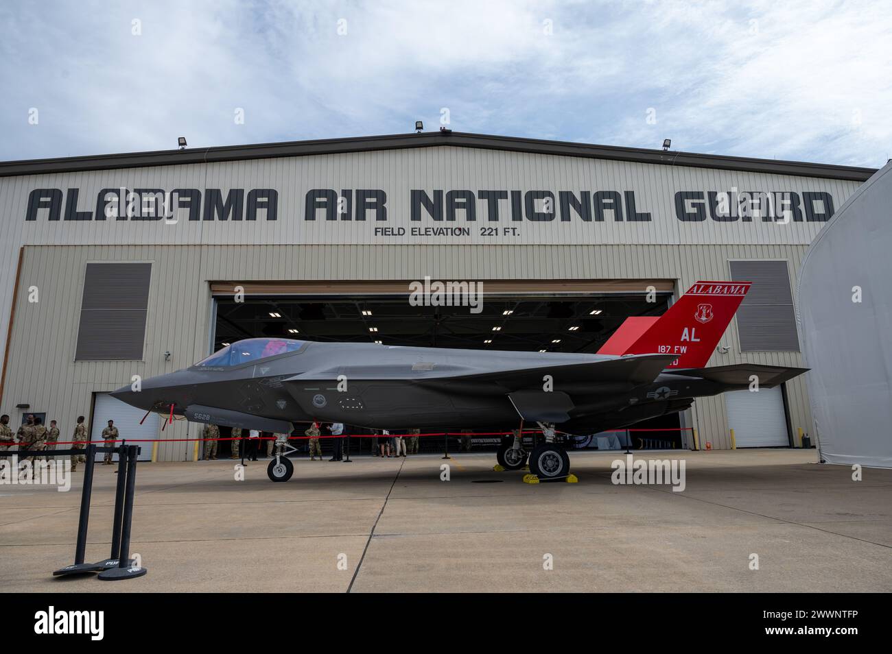 The 187th Fighter Wing unveiled the new Alabama Air National Guard’s F ...