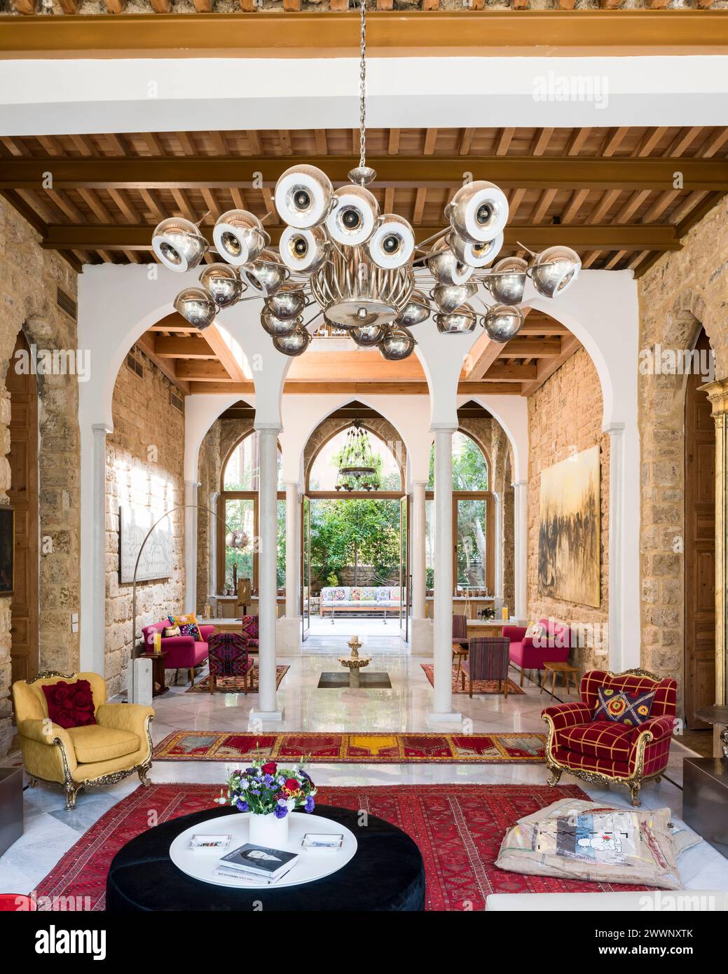 luxury apartment in Beirut, Lebanon. Stock Photo