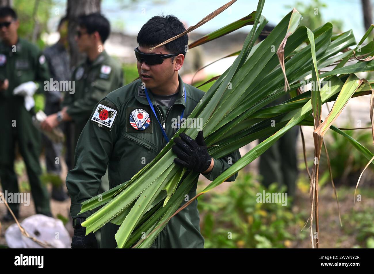 A Japan Air Self-Defense Force Airman conducts Tropical Survival ...