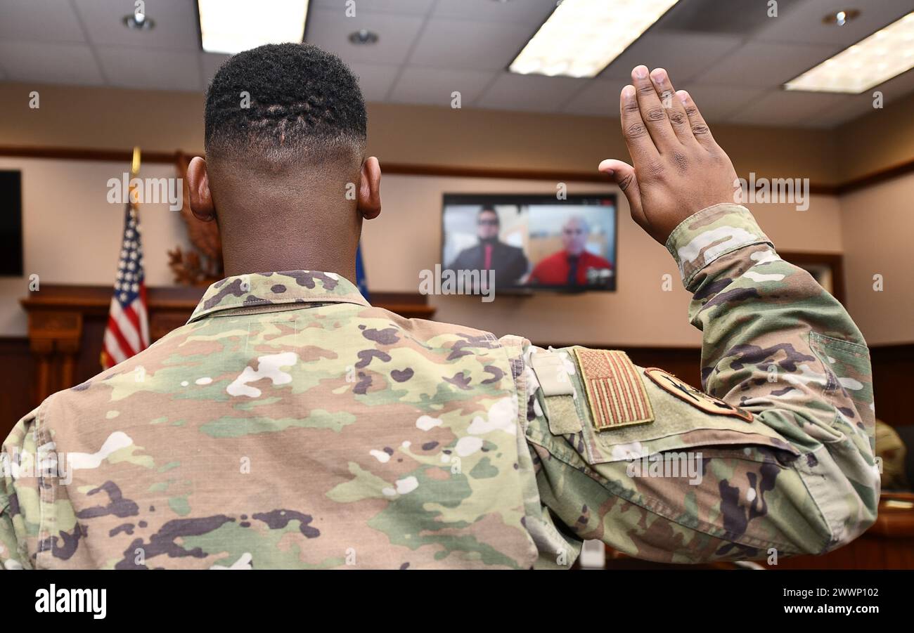 Airman 1st Class Romario Samuels, 55th Operations Support Squadron ...