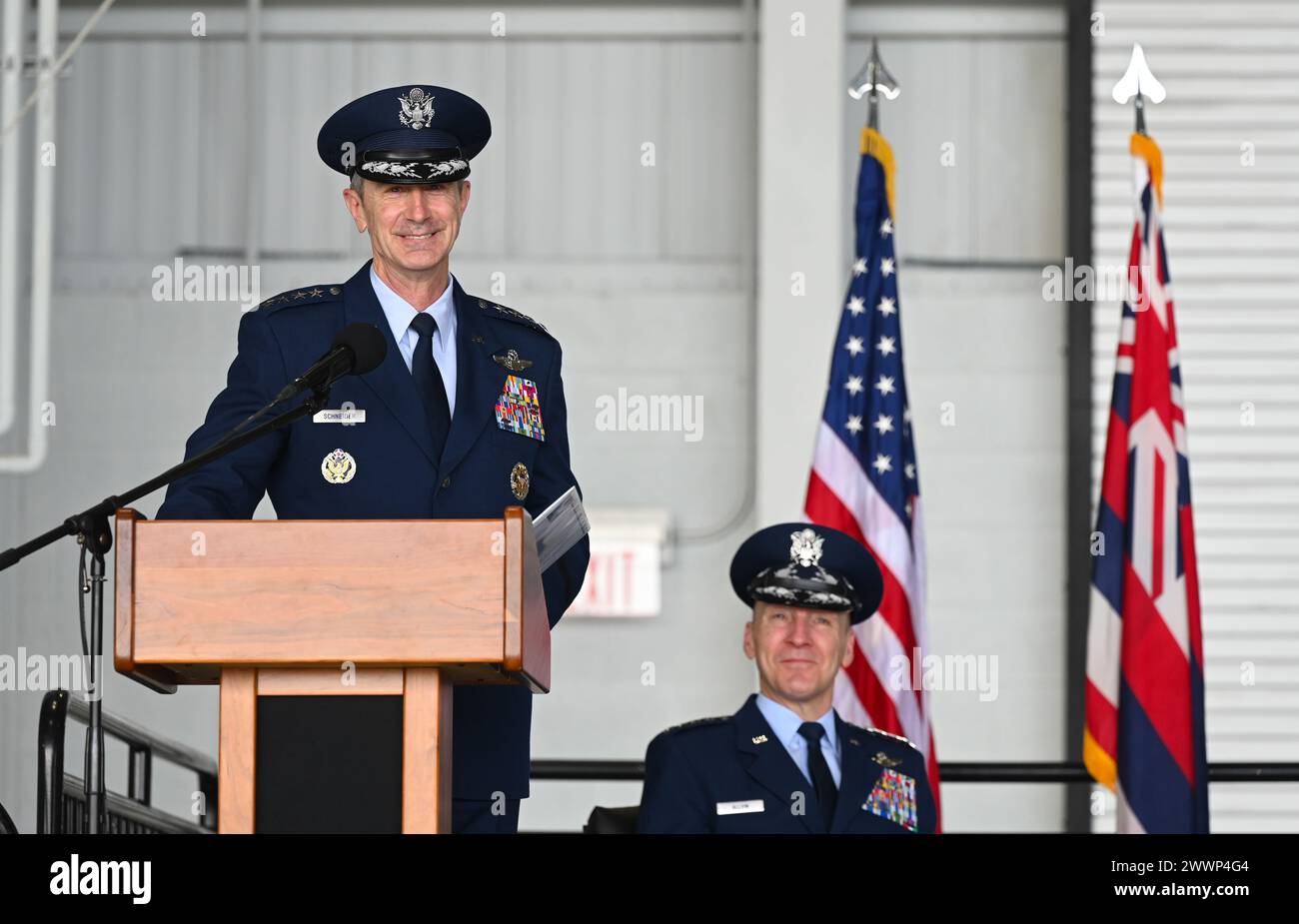 Gen. Kevin B. Schneider, Pacific Air Forces Commander, Smiles Alongside ...