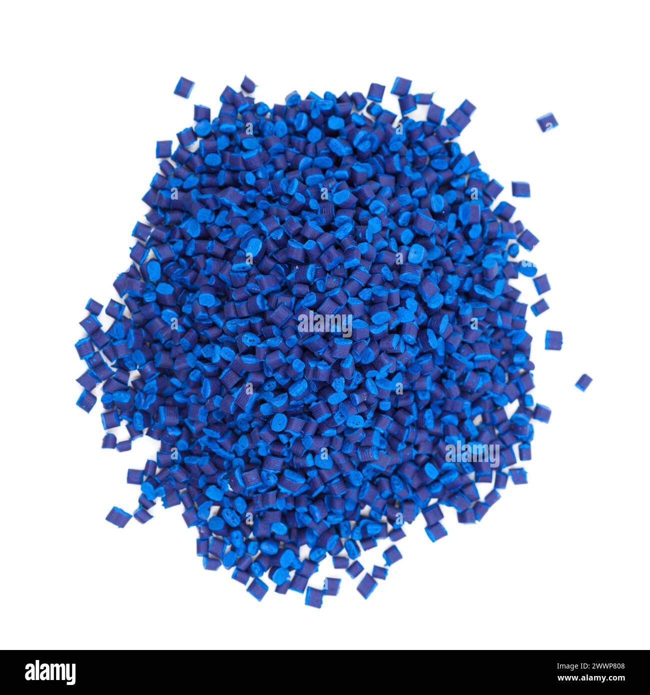 blue synthetic material for plastic industry Stock Photo Alamy