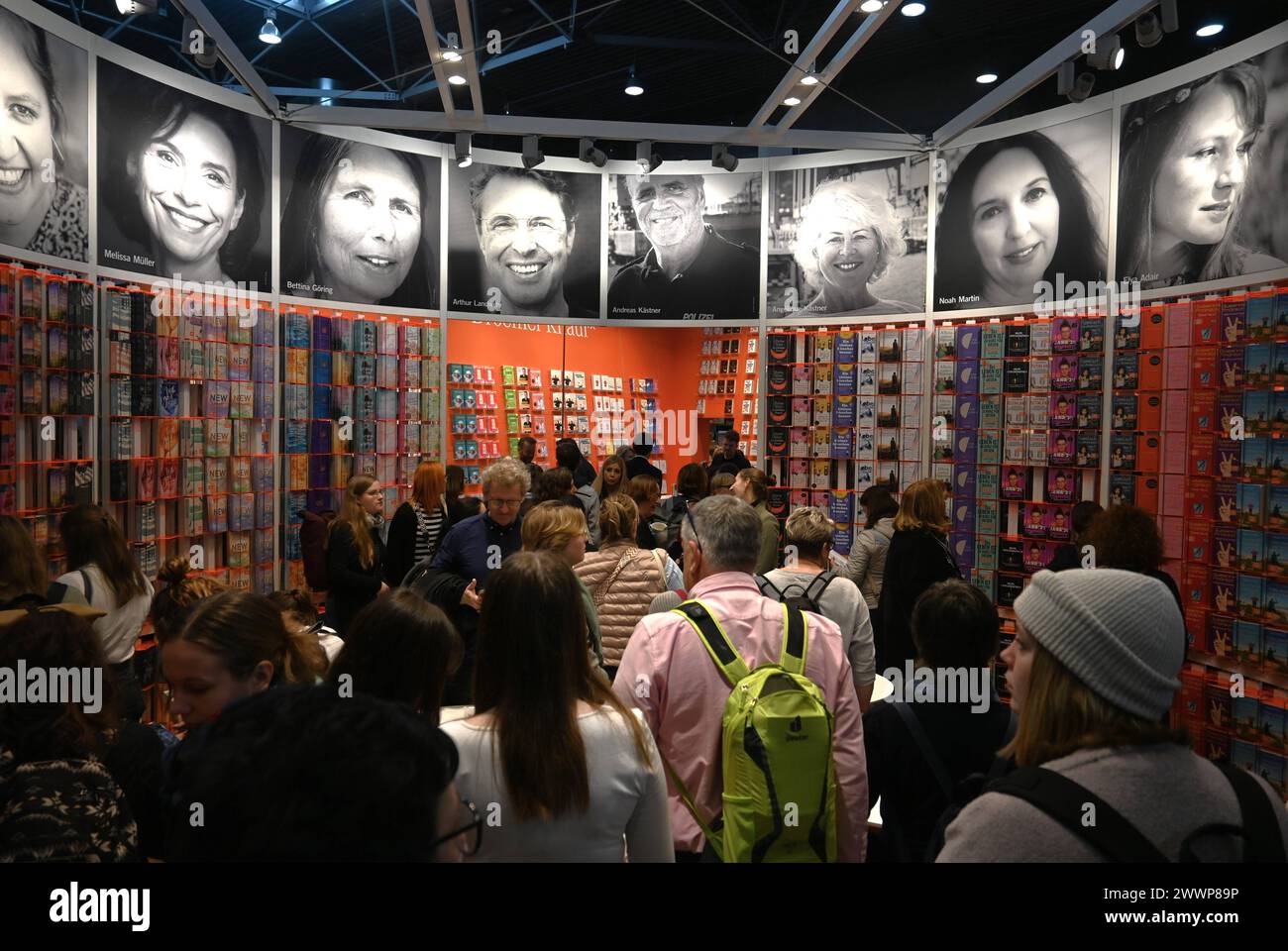 Leipziger Buchmesse 2024, Messe in Leipzig. Foto Messestand der