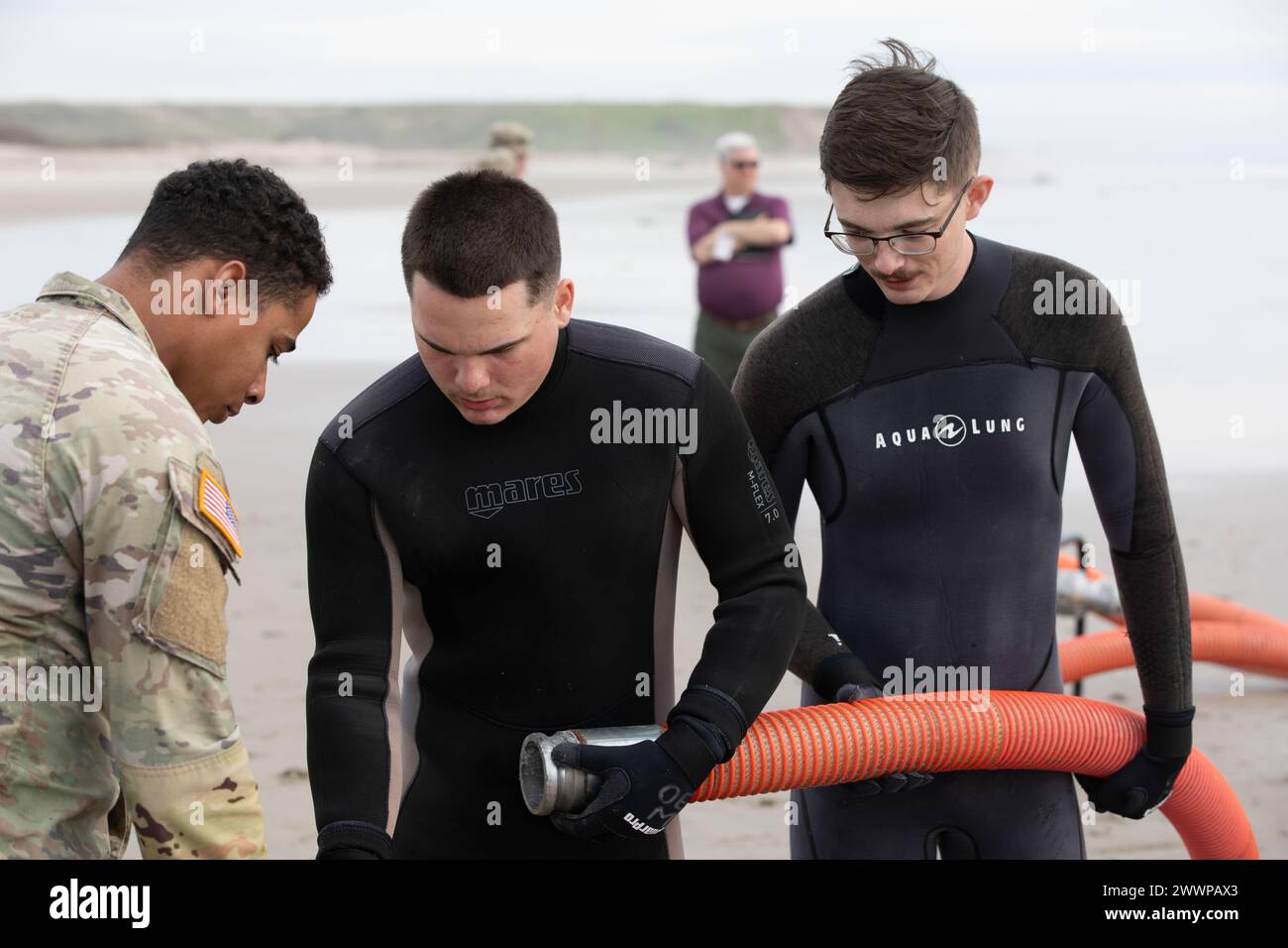 U.S. Army Soldiers, assigned to the 7th Transportation Brigade