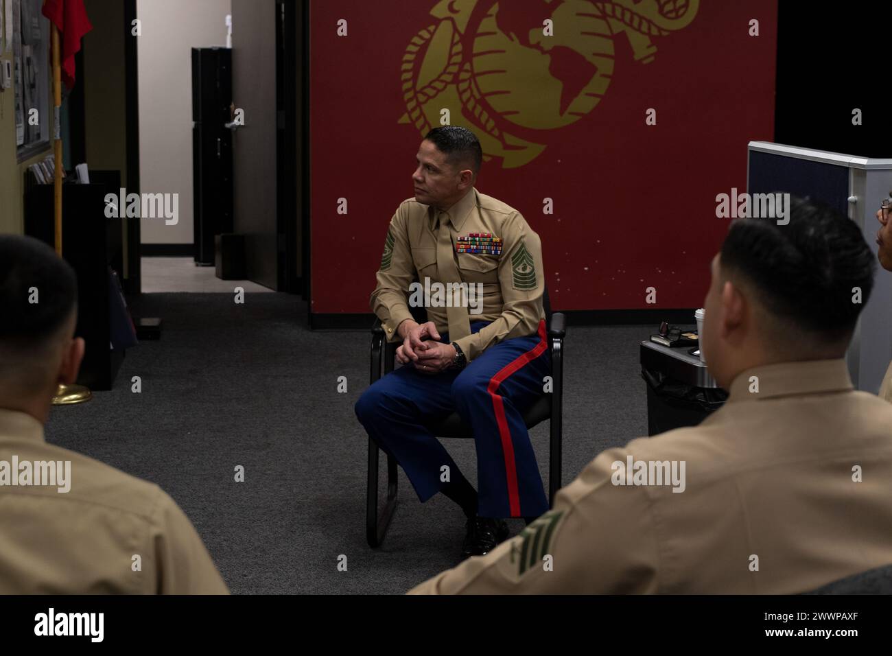 U s marine corps sgt maj carlos ruiz the 20th sergeant major of the