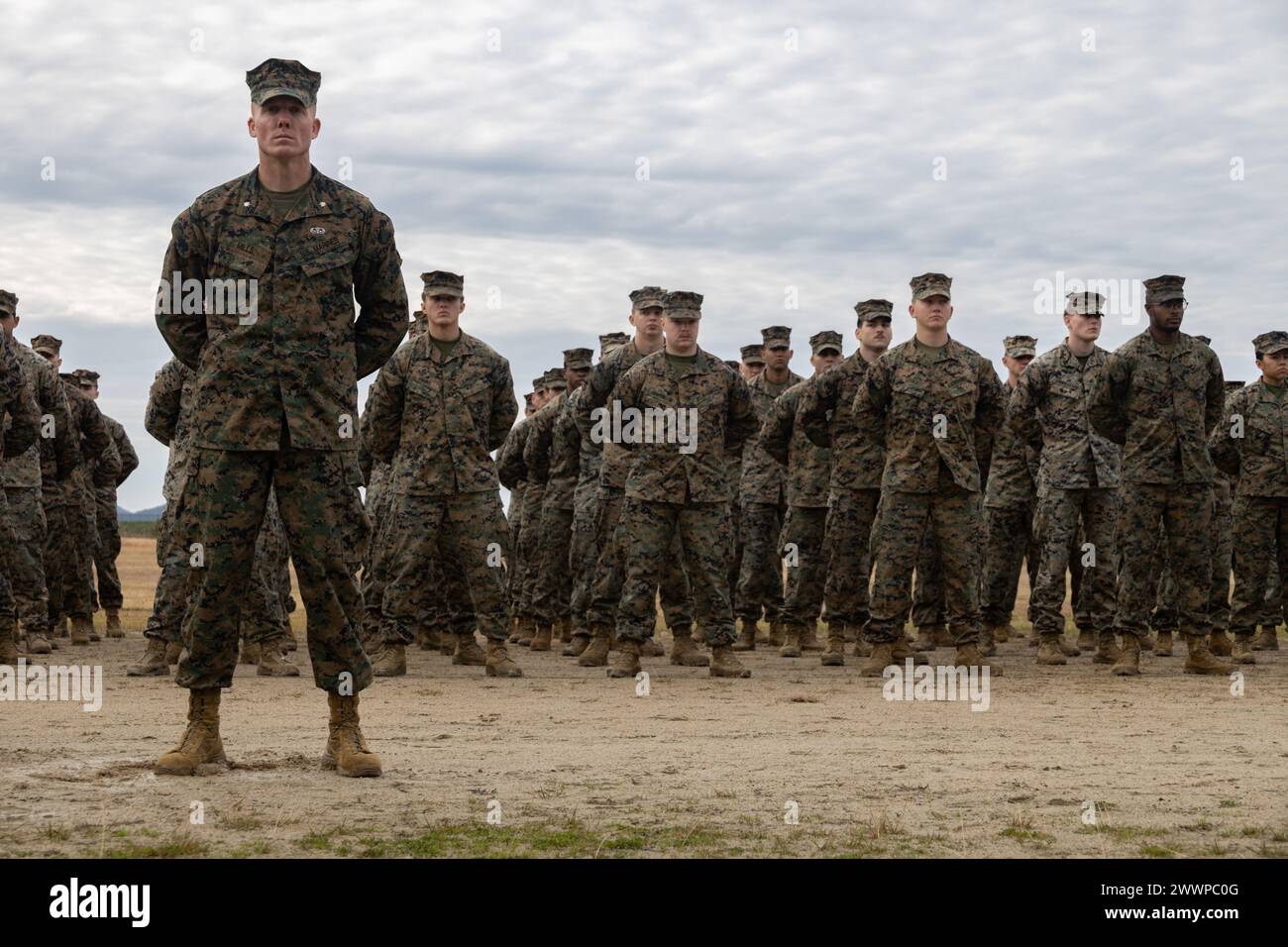 U.S. Marine Corps Lt. Col. Kirby Mills, operations officer with the