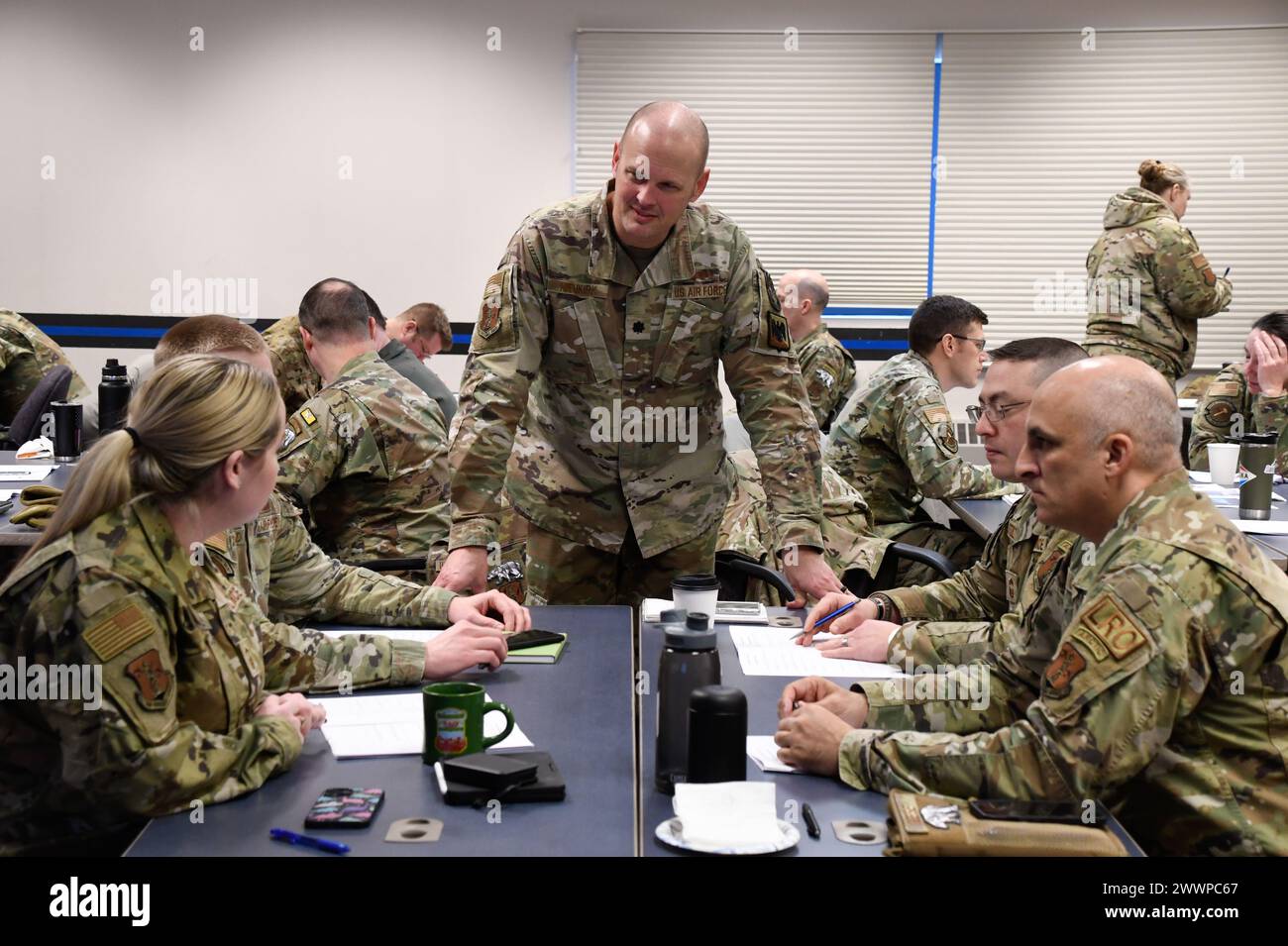U.S. Air Force Airmen in leadership positions across the 168th Wing