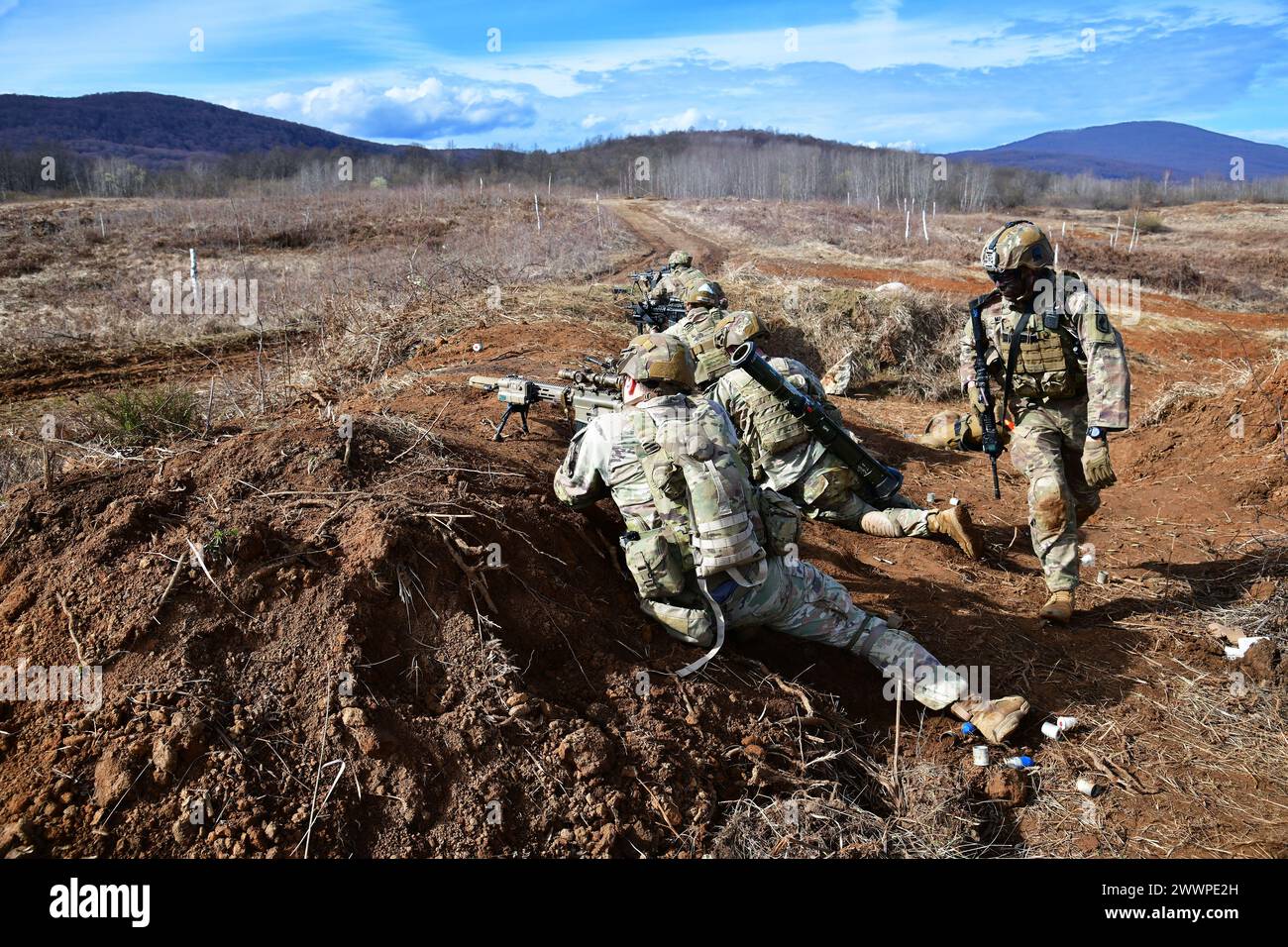 U.S. Army Paratroopers assigned to the 1st Battalion, 503rd Infantry ...