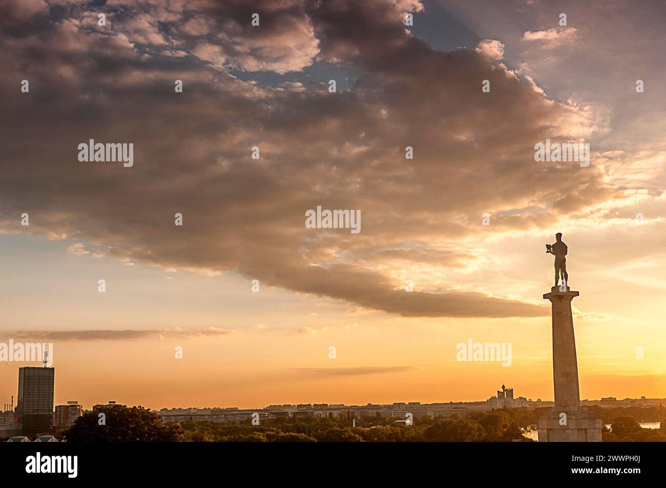 Beograd city - Belgrade city in Serbia Stock Photo