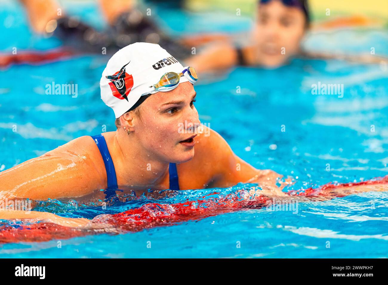 Marie WATTEL (FRA), women 100m butterfly stroke final, during the Giant