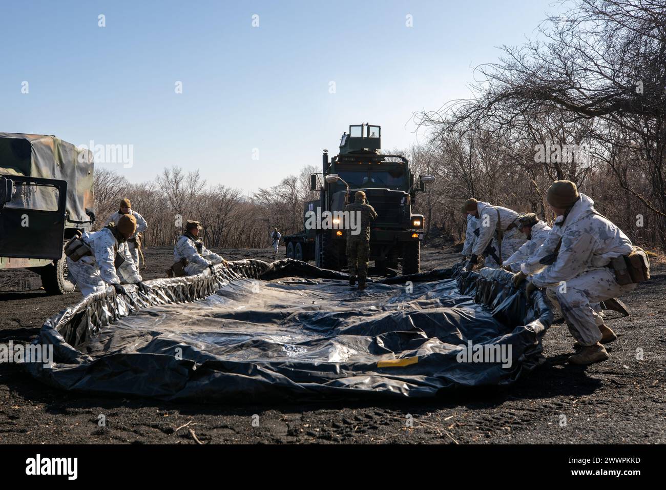 U.S. Marines with Combat Logistics Regiment 3, 3rd Marine Logistics ...