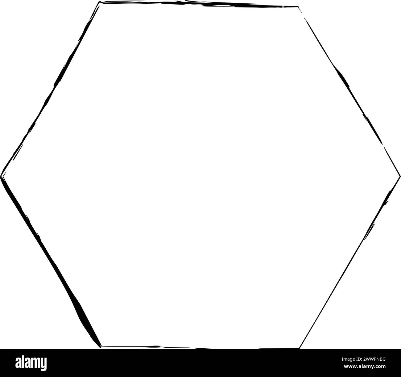 Hexagon Shape Border