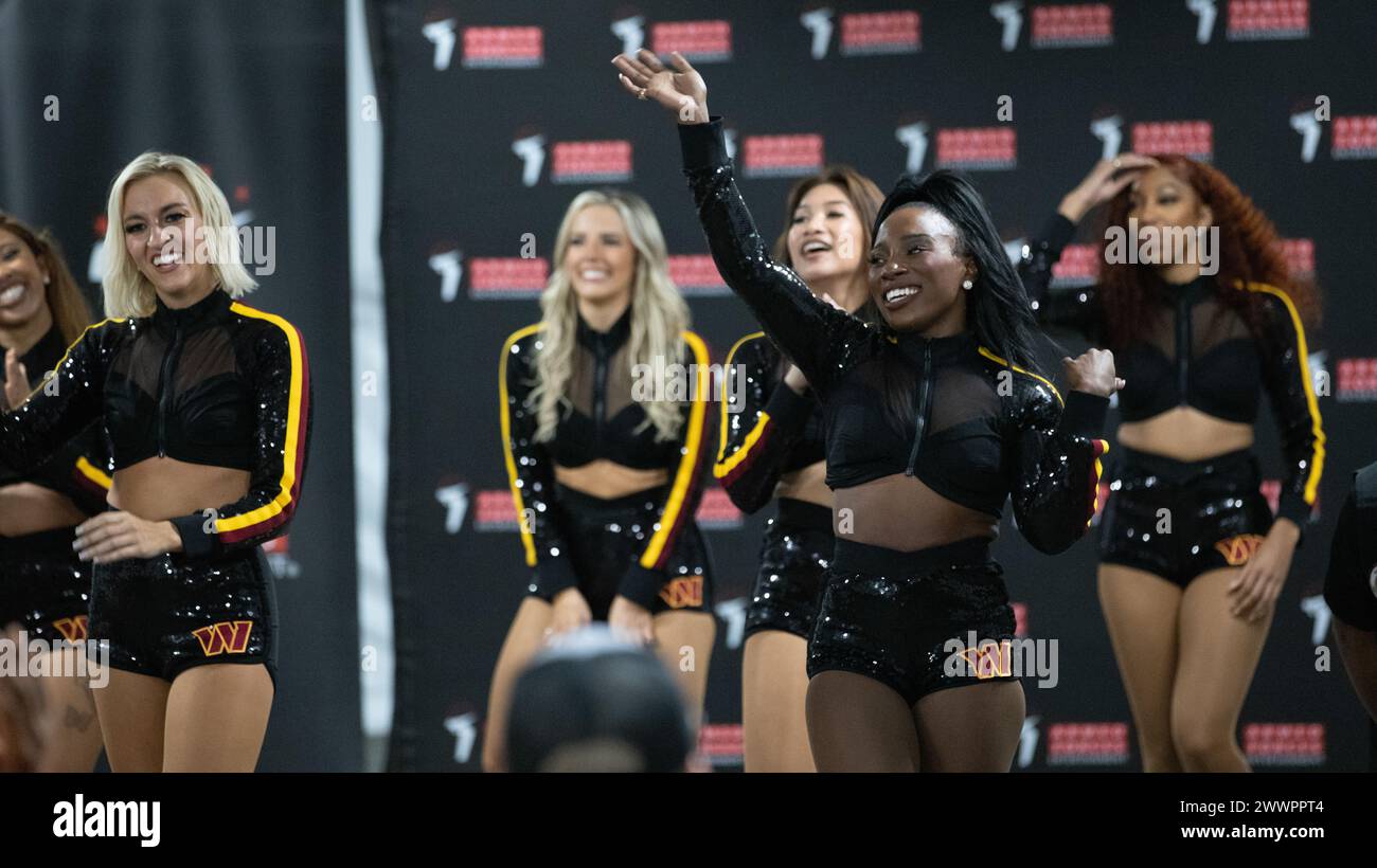 Washington commanders cheerleaders hi-res stock photography and images 