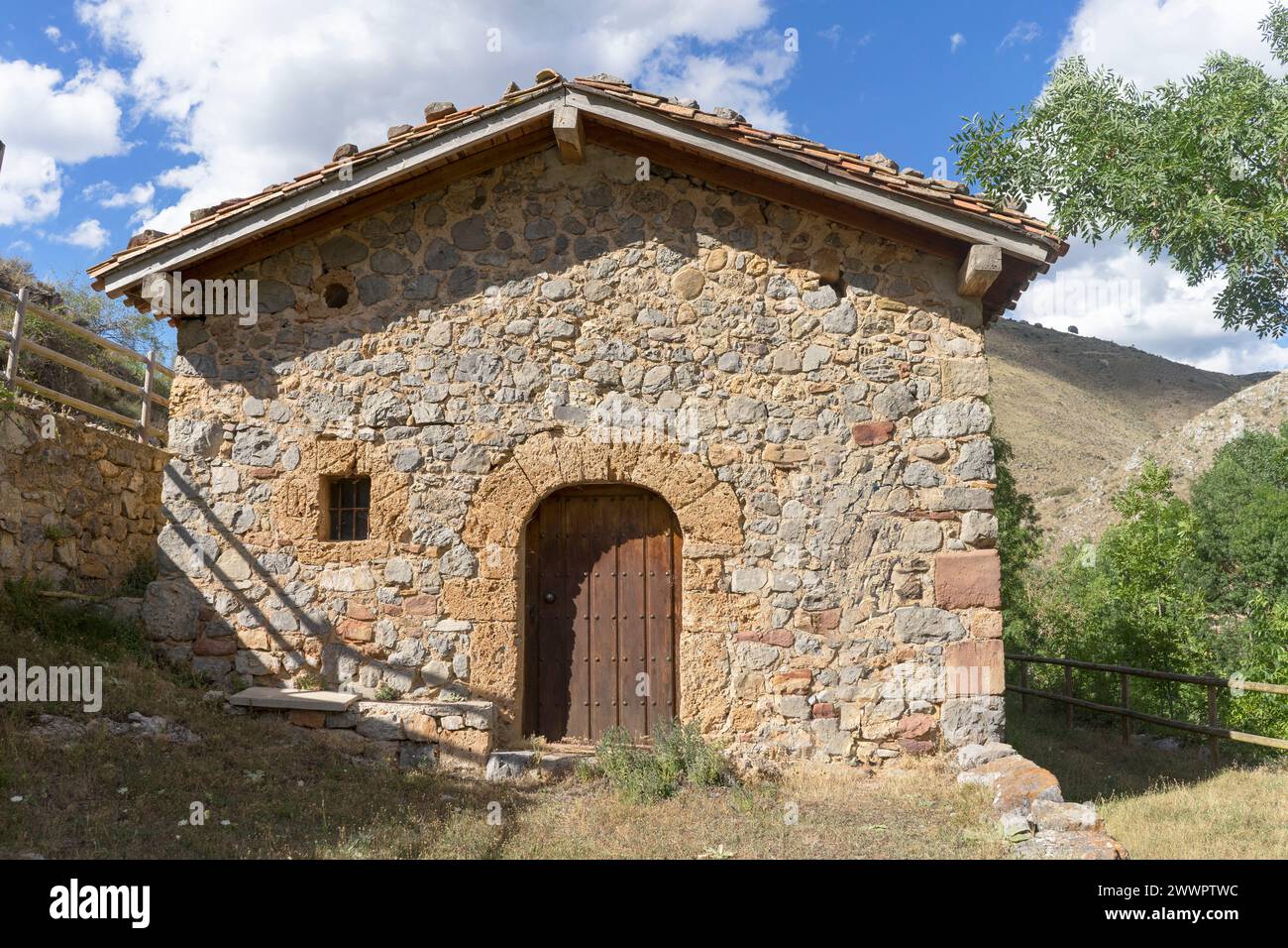 Quaint Structures Historic stone hermitage bell hi-res stock photography and images - Alamy