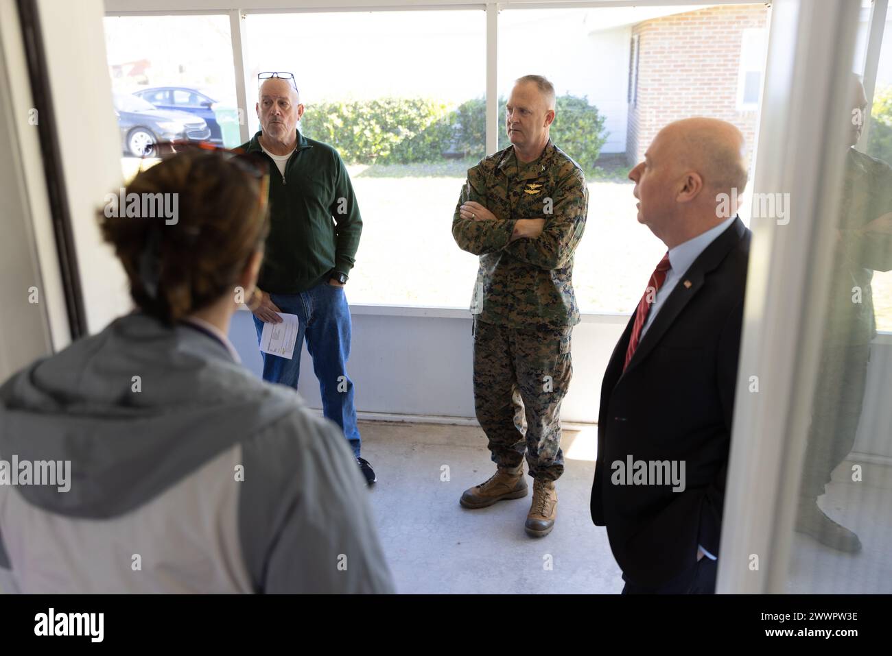 U.S. Marine Corps Col. Mark Bortnem, commanding officer, Marine Corps