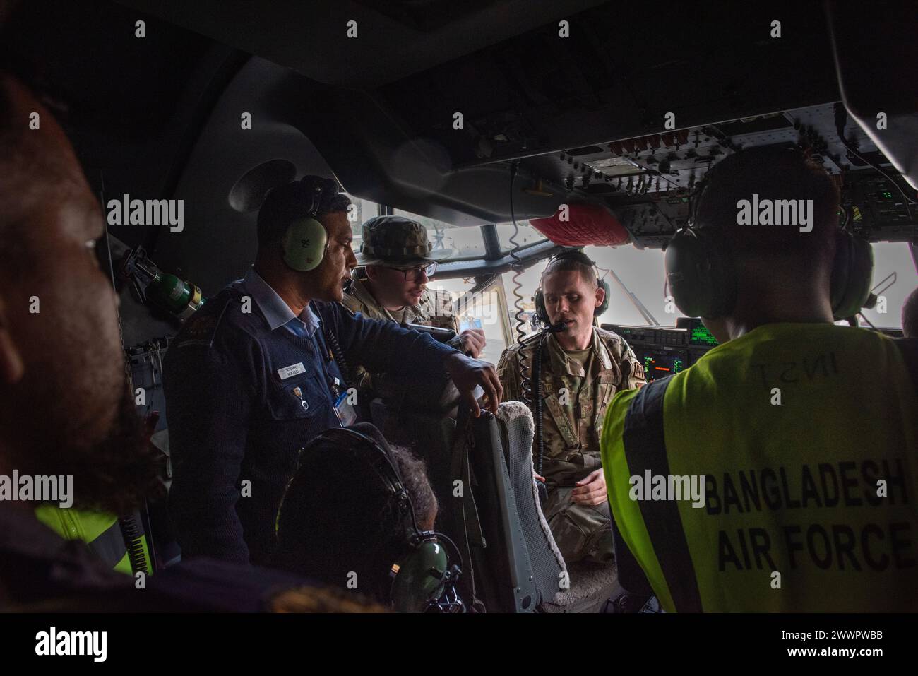 U.S. Air Force Senior Airman Pierce DeFilippo, avionics technician, and ...
