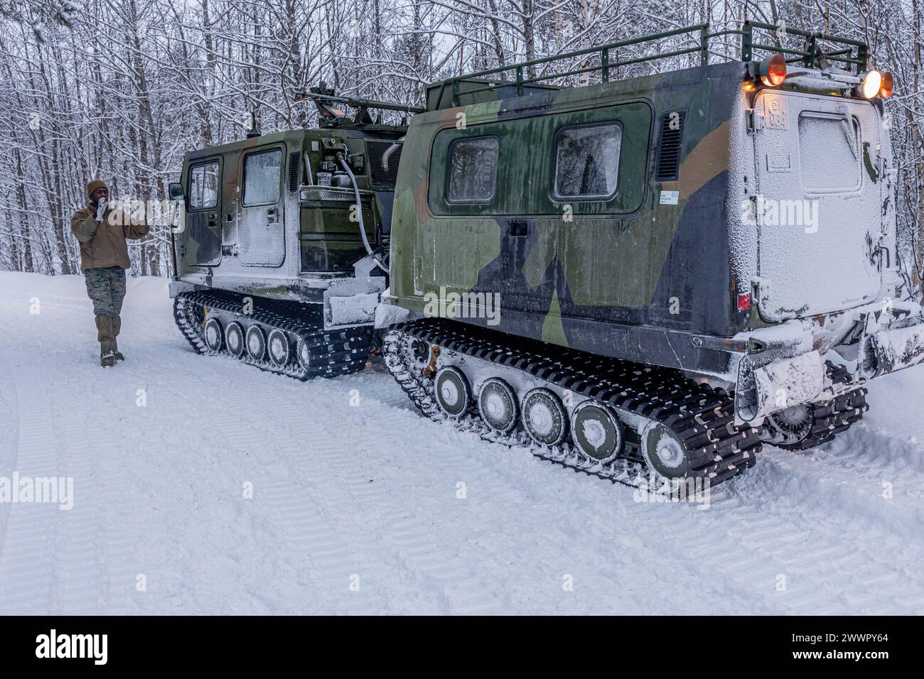 U.S. Marine Corps Cpl. Jesse Roberts, a motor transport operator with