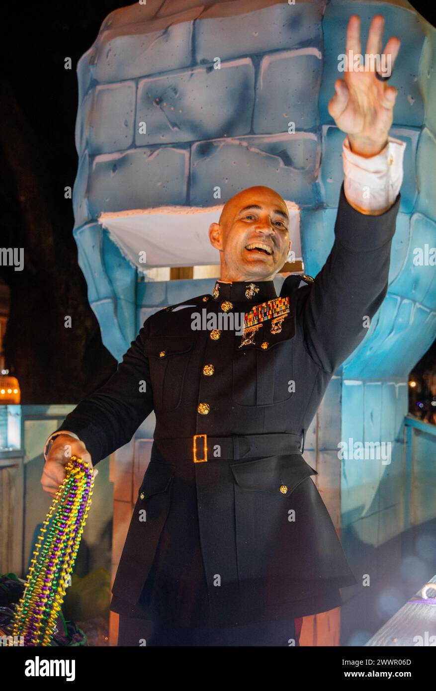 U.S. Marine Corps Col. Jason Burkett, commanding officer of Headquarters Battalion, Marine