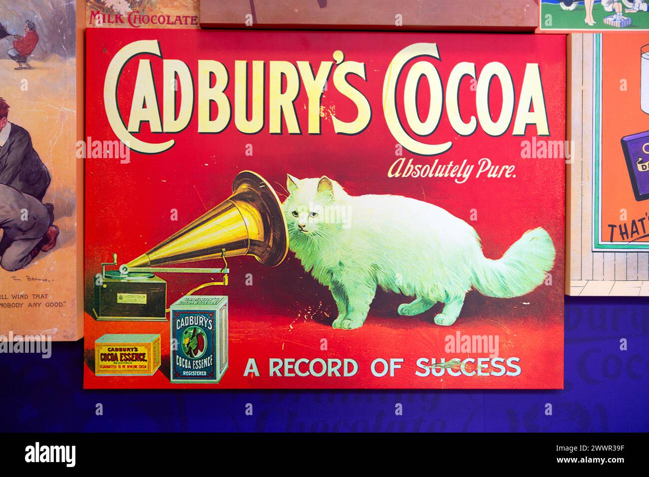 Vintage replica Cadbury's Advertising signs of their chocolate products ...