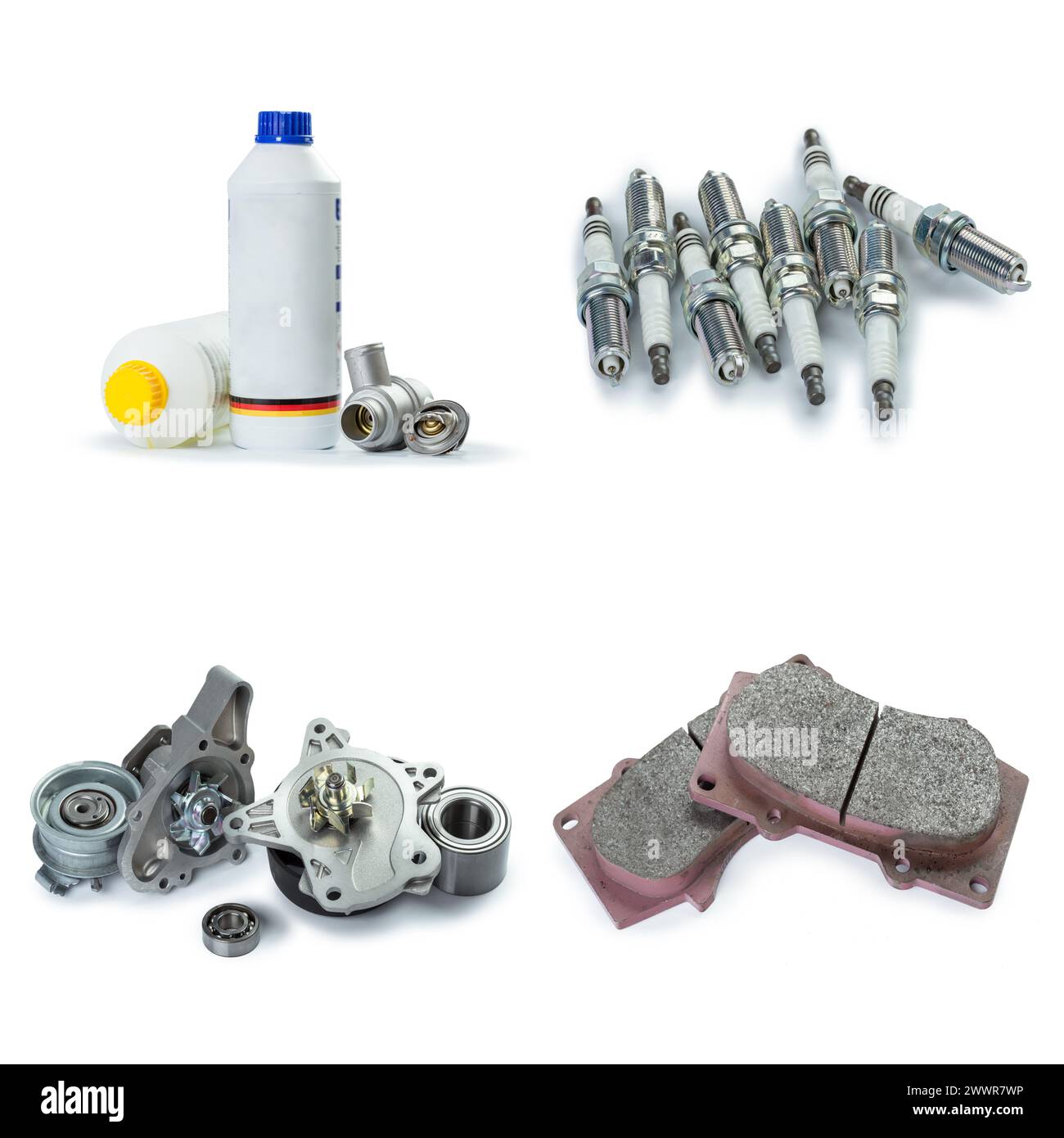 Various car parts necessary for vehicle service Stock Photo - Alamy