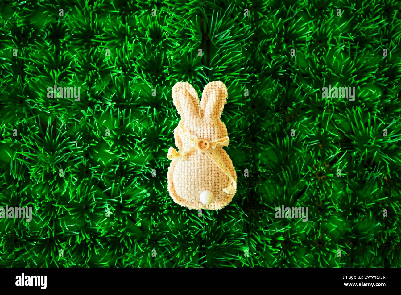 Easter Bunny Figure On Artificial Turf, Easter Stock Photo Alamy