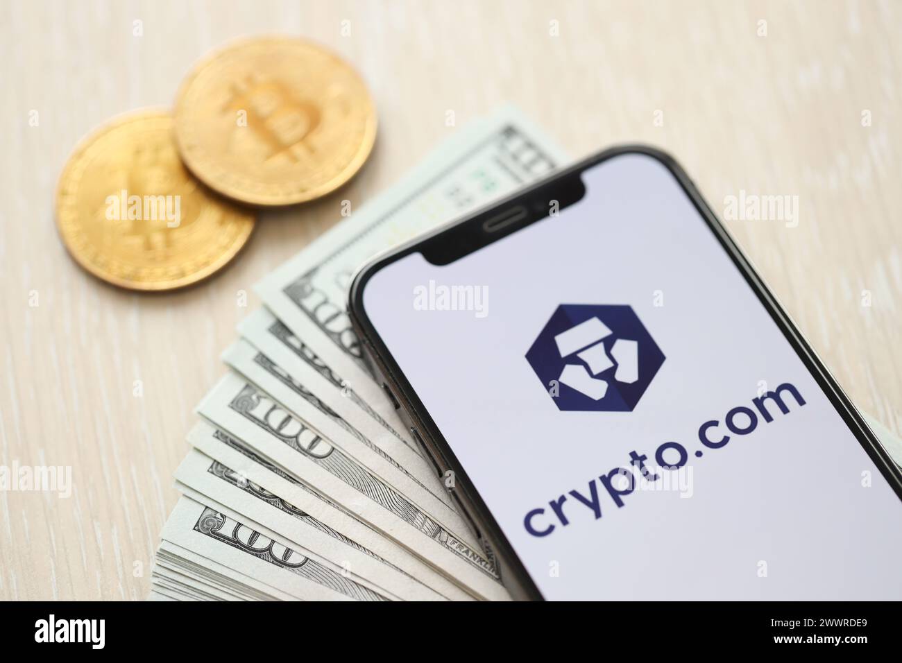 Crypto_com coin hi-res stock photography and images - Alamy