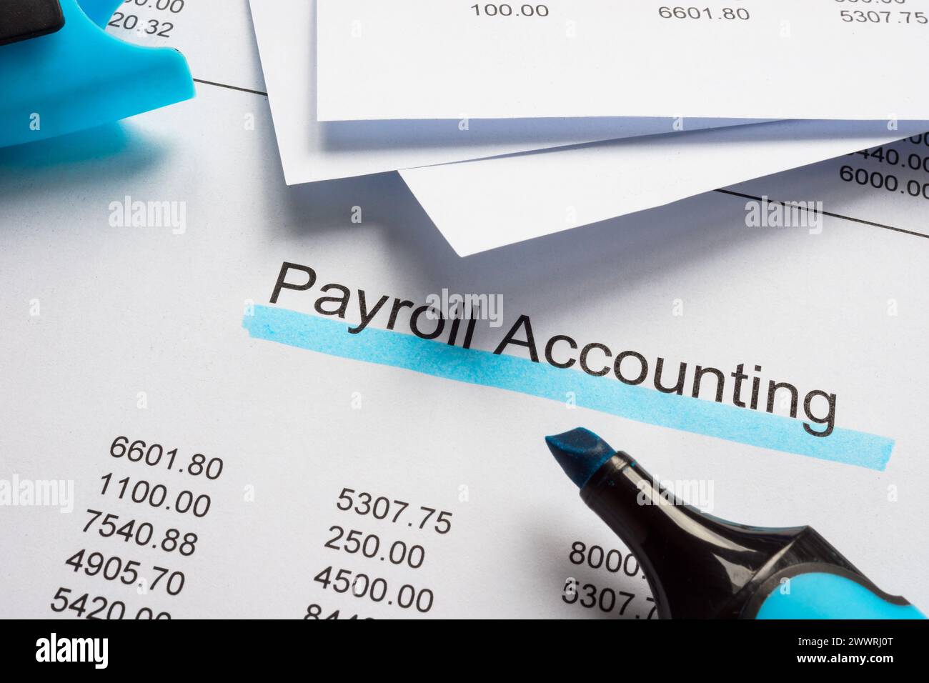 Salary accounting hi-res stock photography and images - Alamy