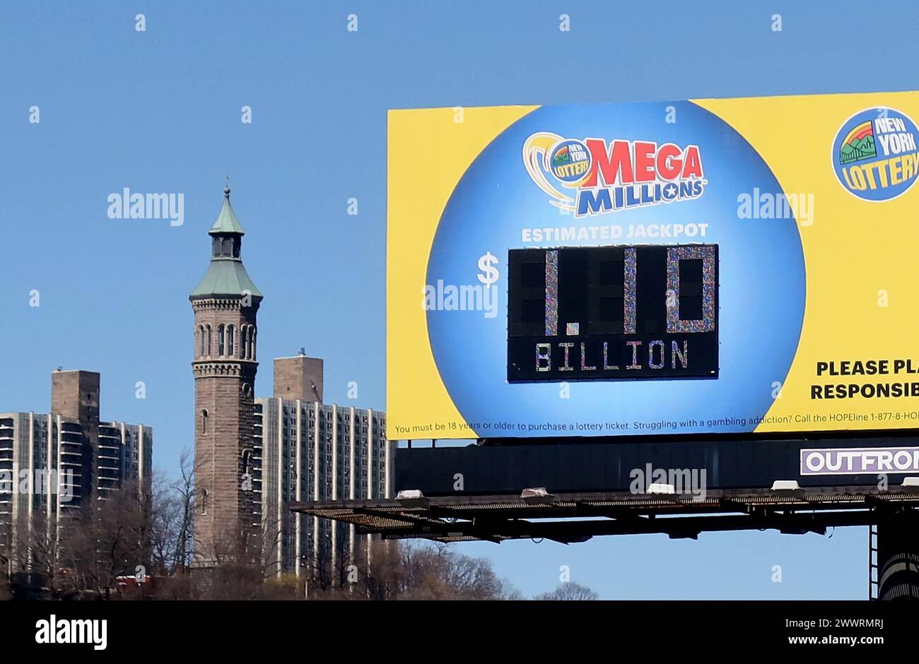 New York, United States. 24th Mar, 2024. A display off of the Major