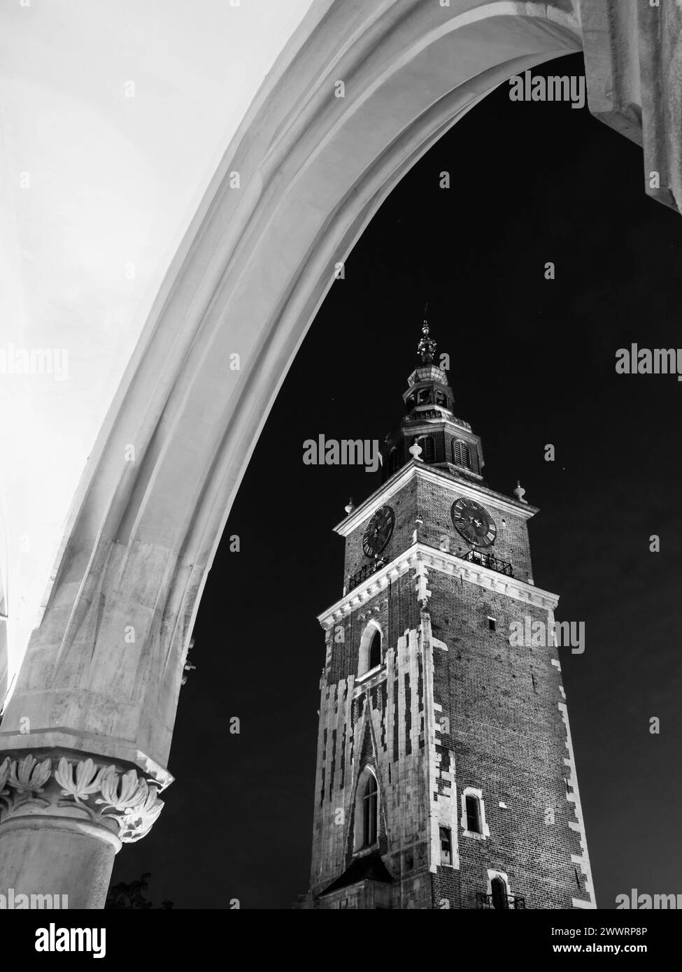 Town hall and main square Black and White Stock Photos & Images - Alamy