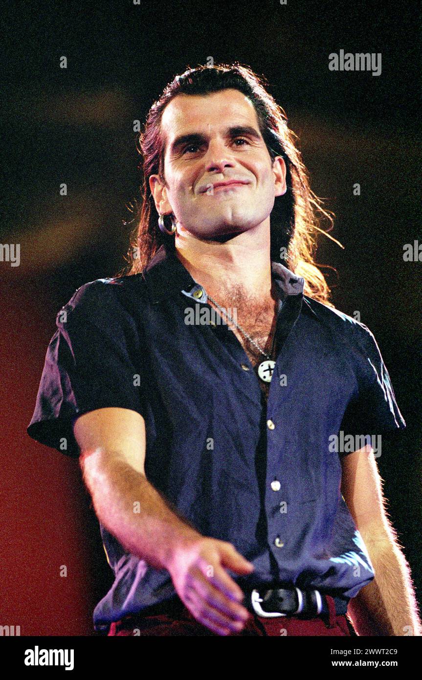 Verona Italy 09/09/2000 Piero Pelù, Italian singer,during the