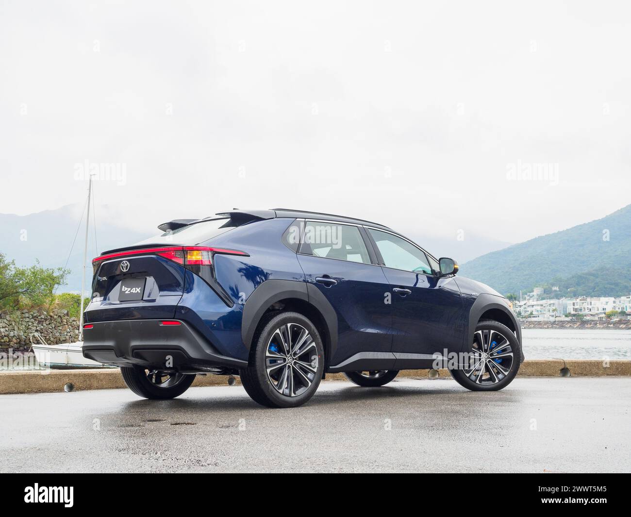 Hong Kong, China Jan 23, 2024 : Toyota bZ4X EV Test Drive Day in Hong ...
