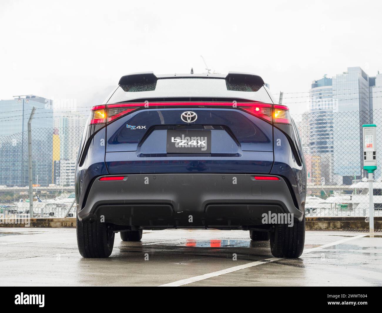 Hong Kong, China Jan 23, 2024 : Toyota bZ4X EV Test Drive Day in Hong ...