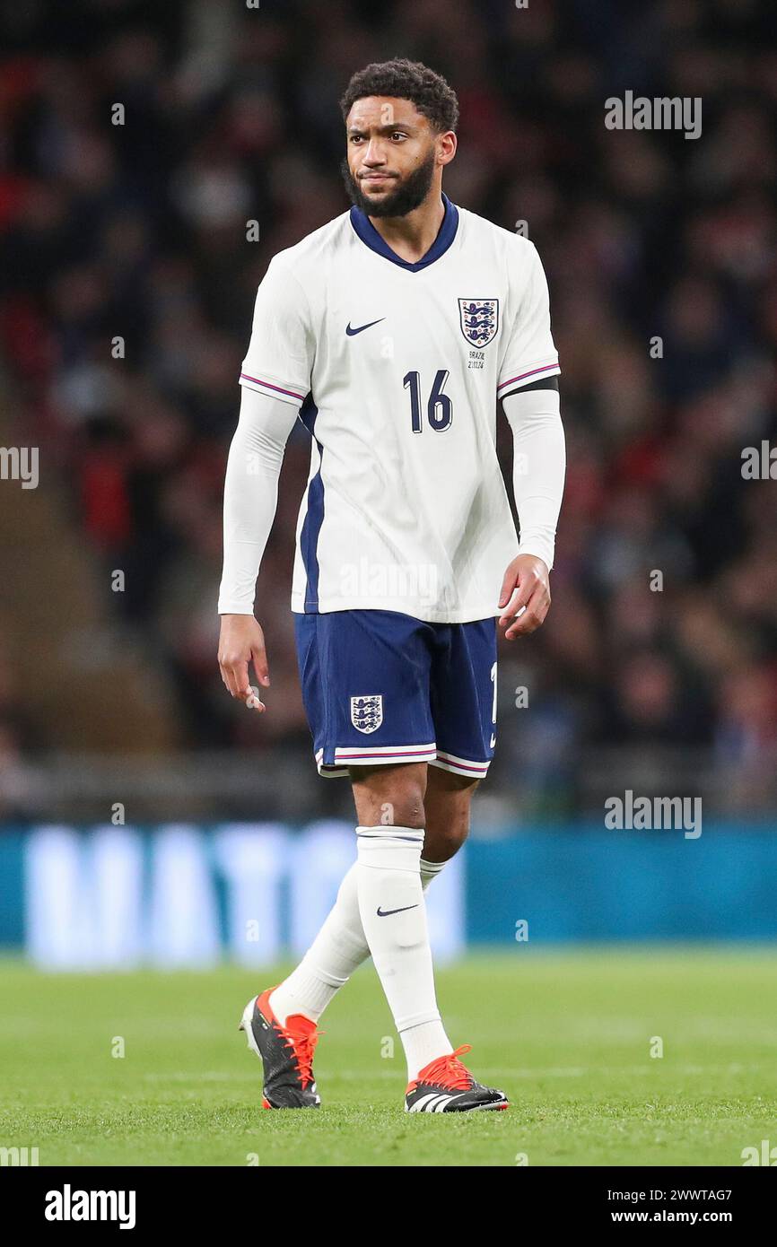 London UK 23rd Mar 2024 England Defender Joe Gomez Liverpool london-uk-23rd-mar-2024-england-defender-joe-gomez-liverpool