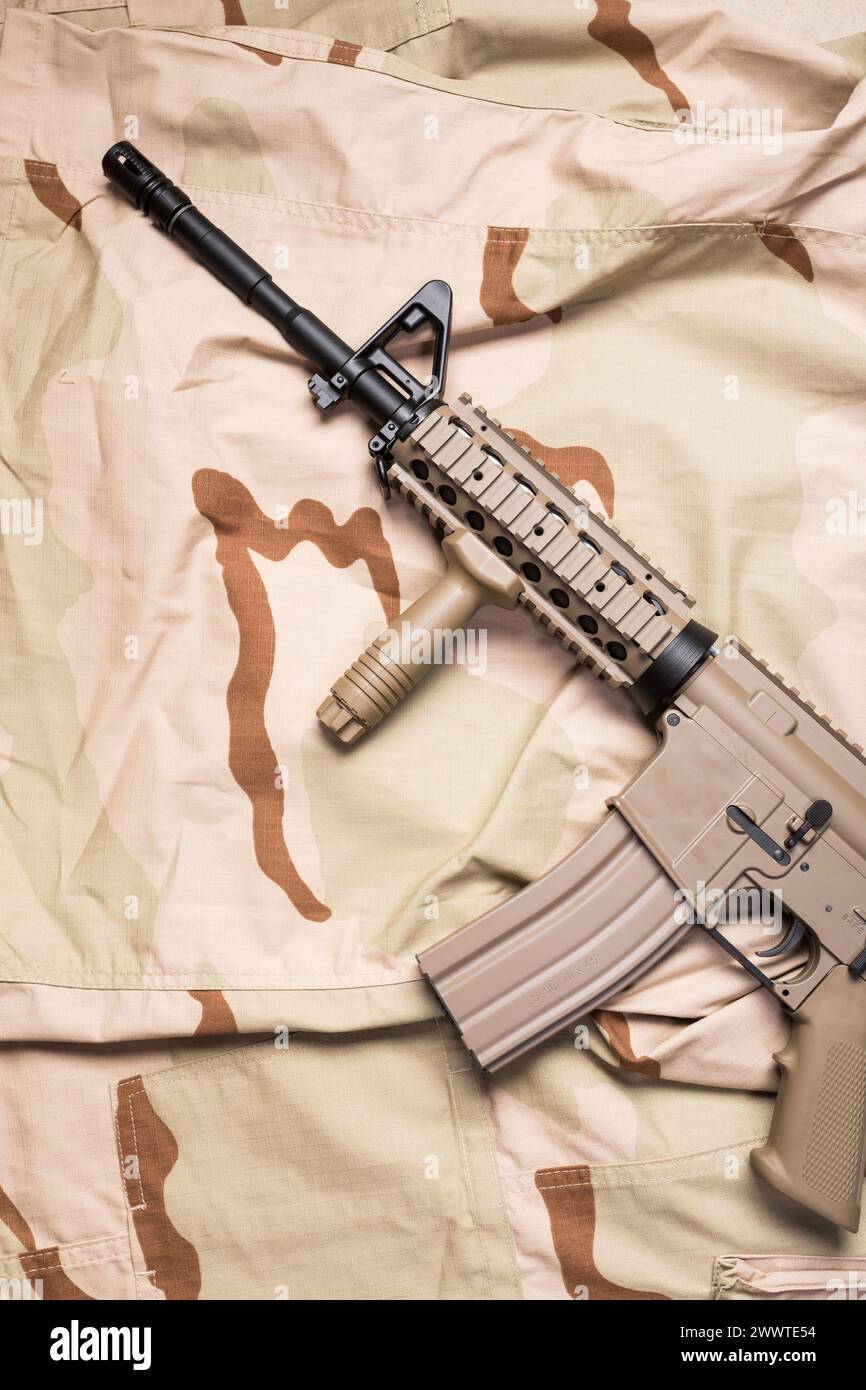 weapons and military equipment of special operations forces soldier Stock Photo