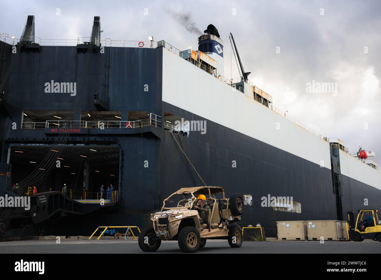 A U.S. Marine with 3d Marine Littoral Regiment, 3d Marine Division