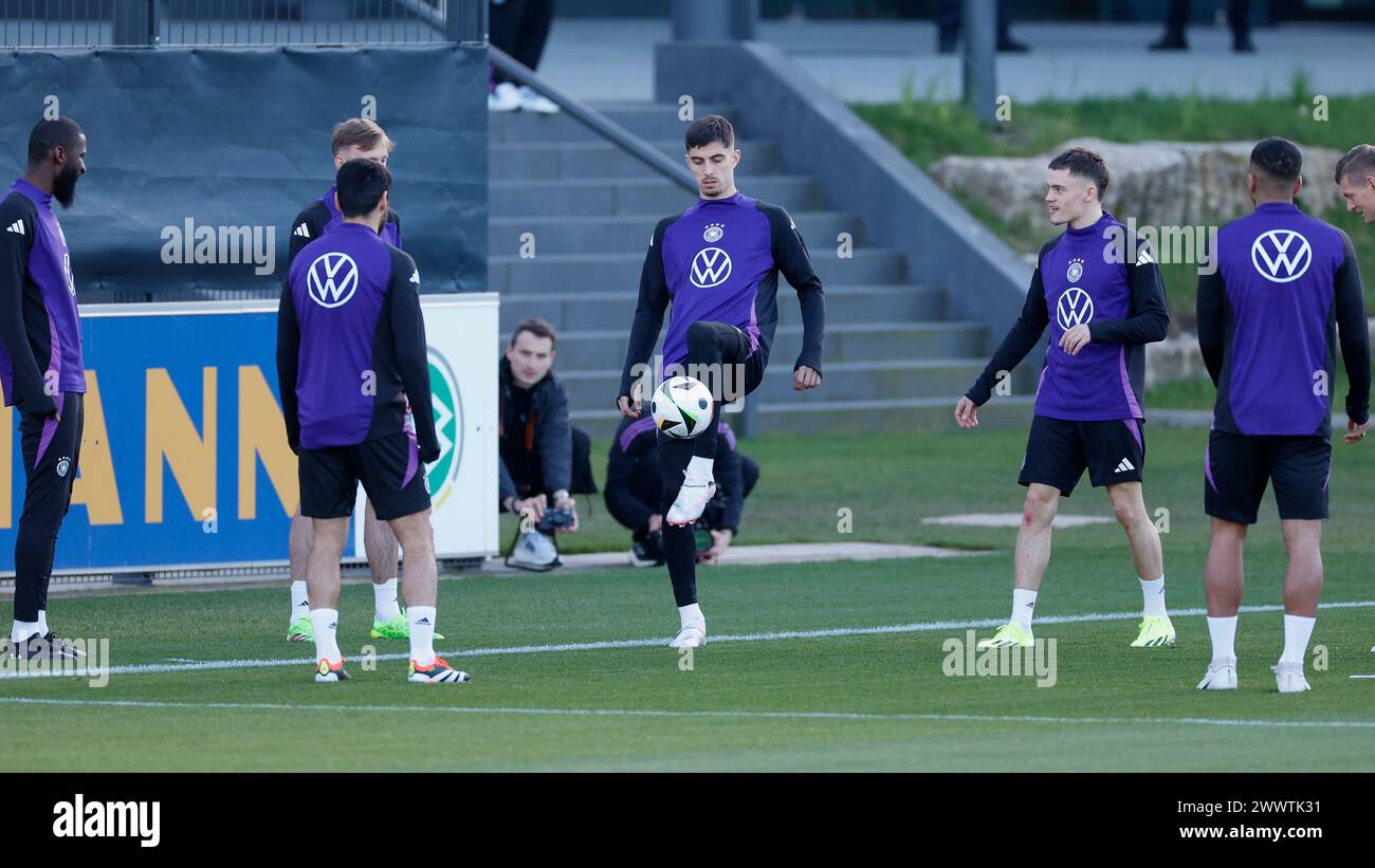 v. l. Antonio Rüdiger, Maximilian Beier, Ilkay Gündogan, Kai Havertz