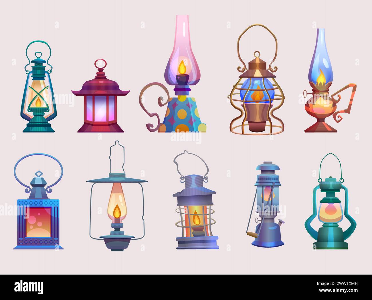 Brass hanging lamp hi-res stock photography and images - Alamy