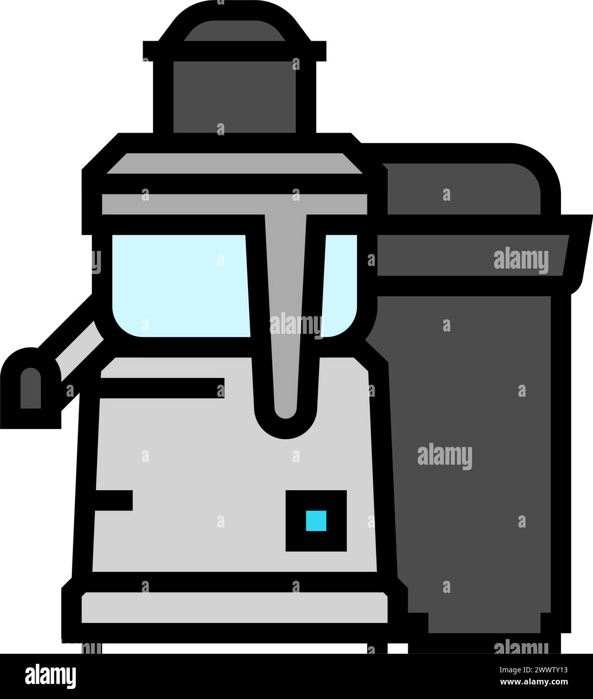 juicer restaurant equipment color icon vector illustration Stock Vector ...