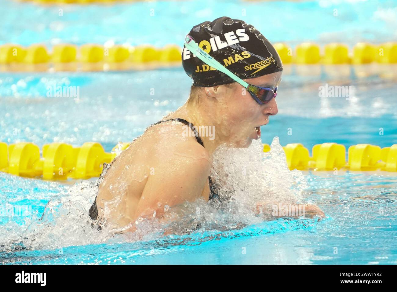 DELMAS Justine of France, Women's 200 M BREASTSTROKE during the Giant