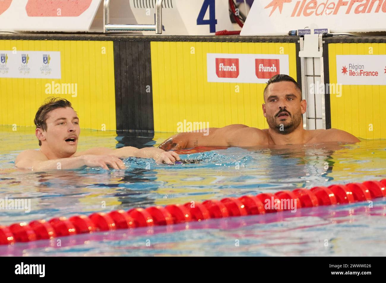 GROUSSET Maxime of France and MANAUDOU Florent of France, Men's 100 M