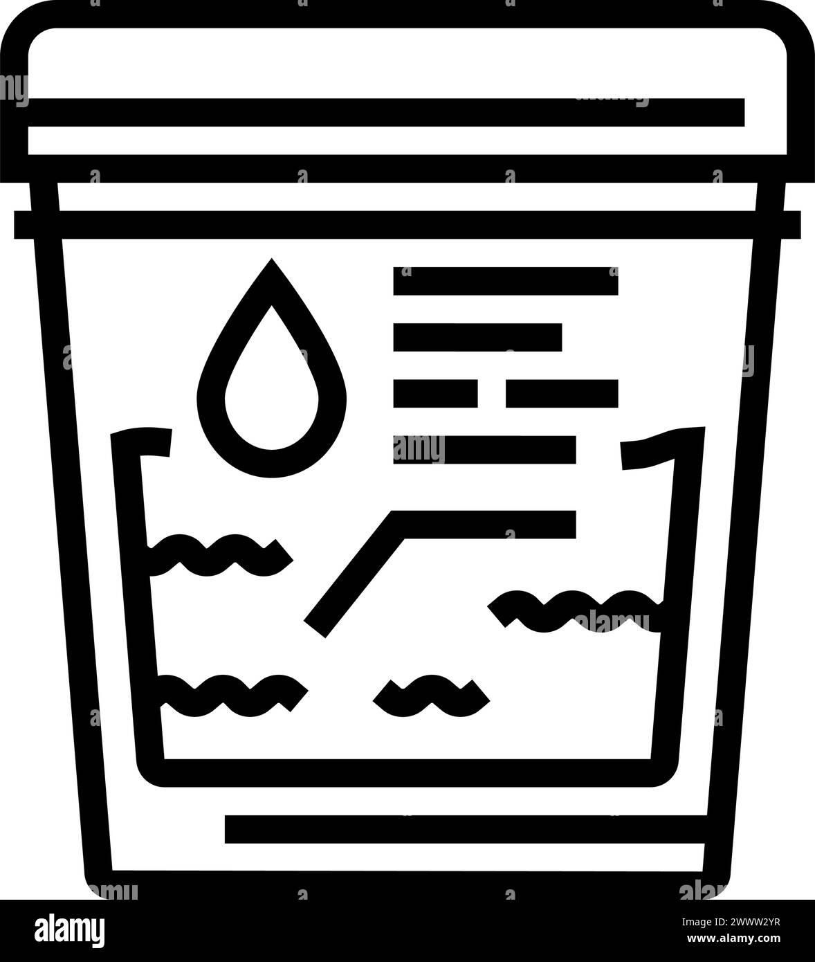 hematuria urology line icon vector illustration Stock Vector Image