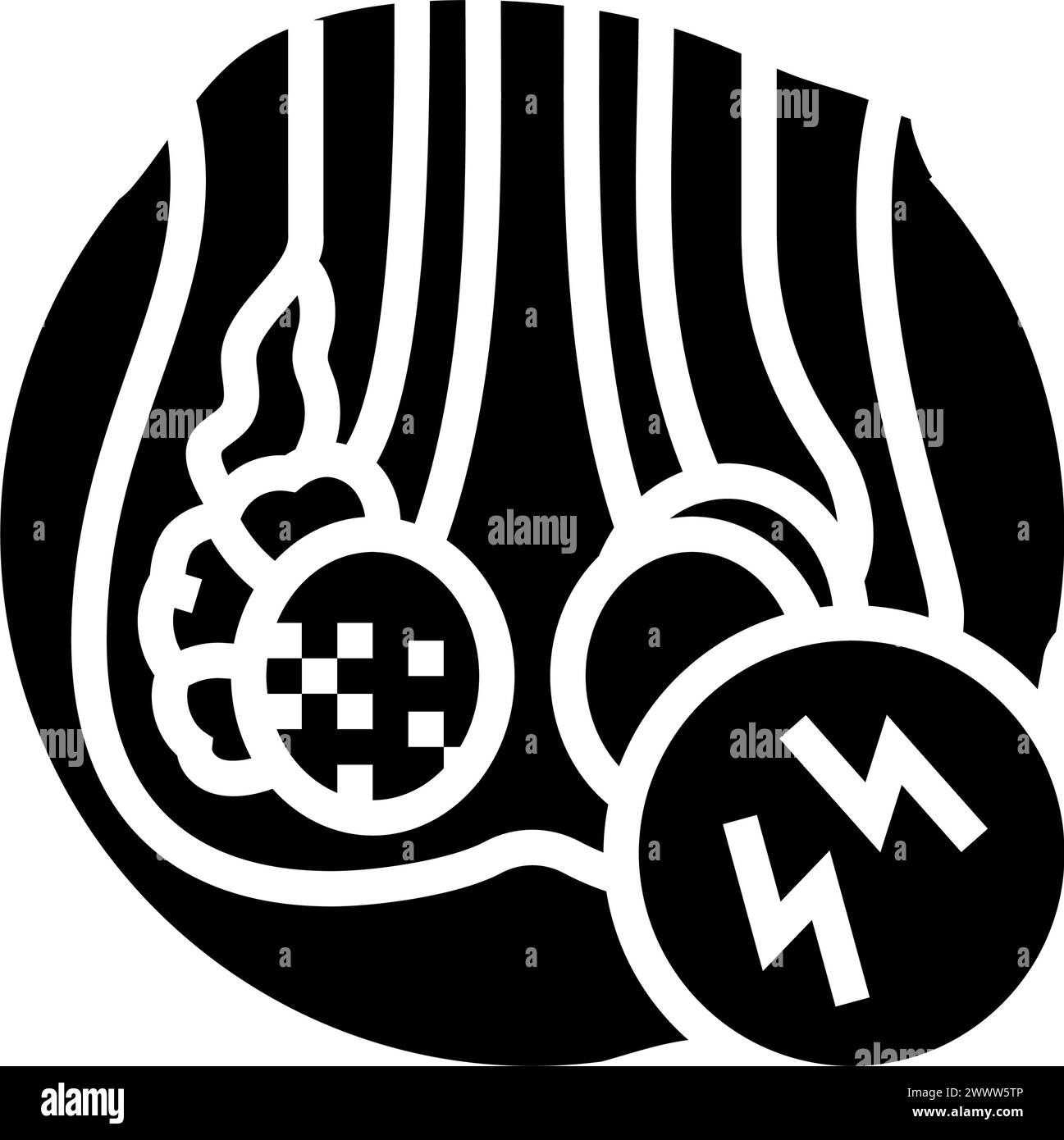 urodynamic testing urology glyph icon vector illustration Stock Vector ...