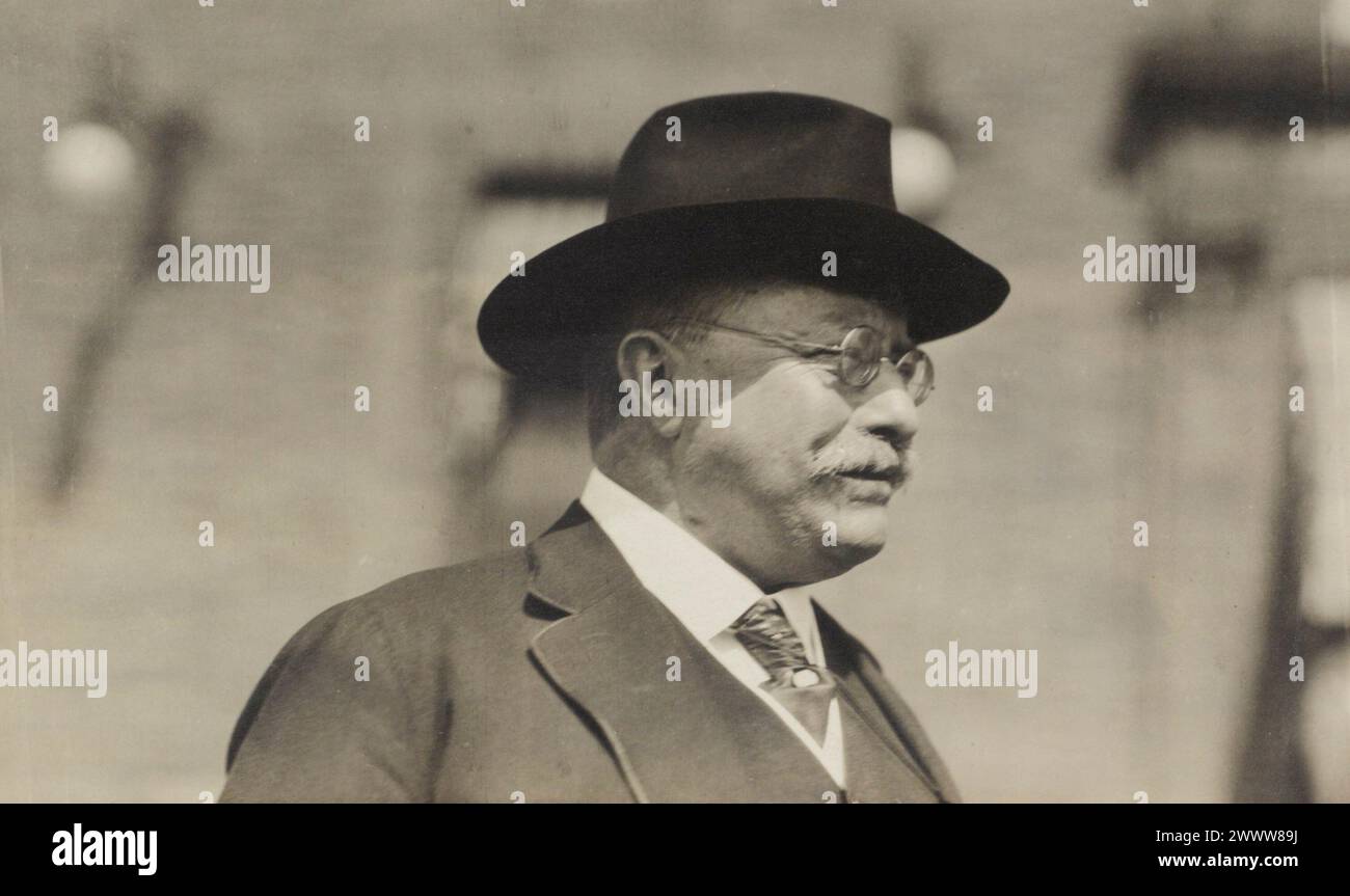 United States President Theodore Roosevelt 1920 Stock Photo