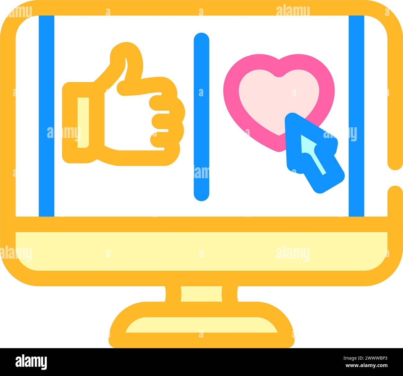 microinteractions ux ui design color icon vector illustration Stock ...