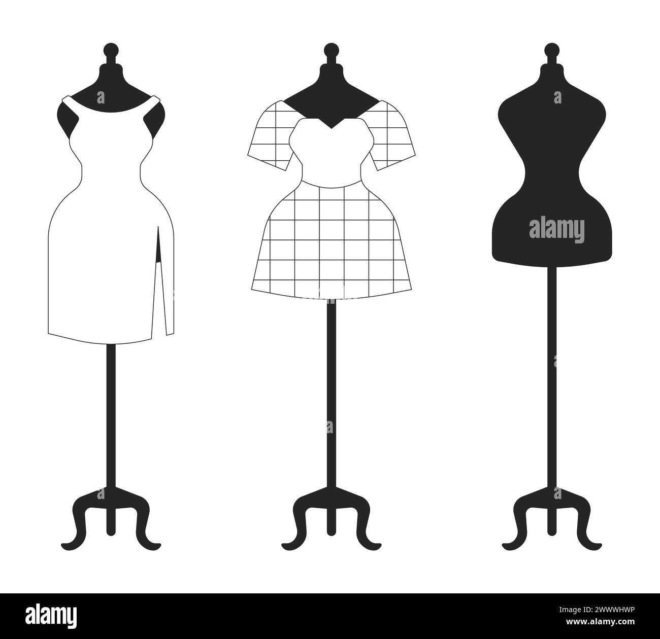 Women outfit on dummies Cut Out Stock Images & Pictures Alamy