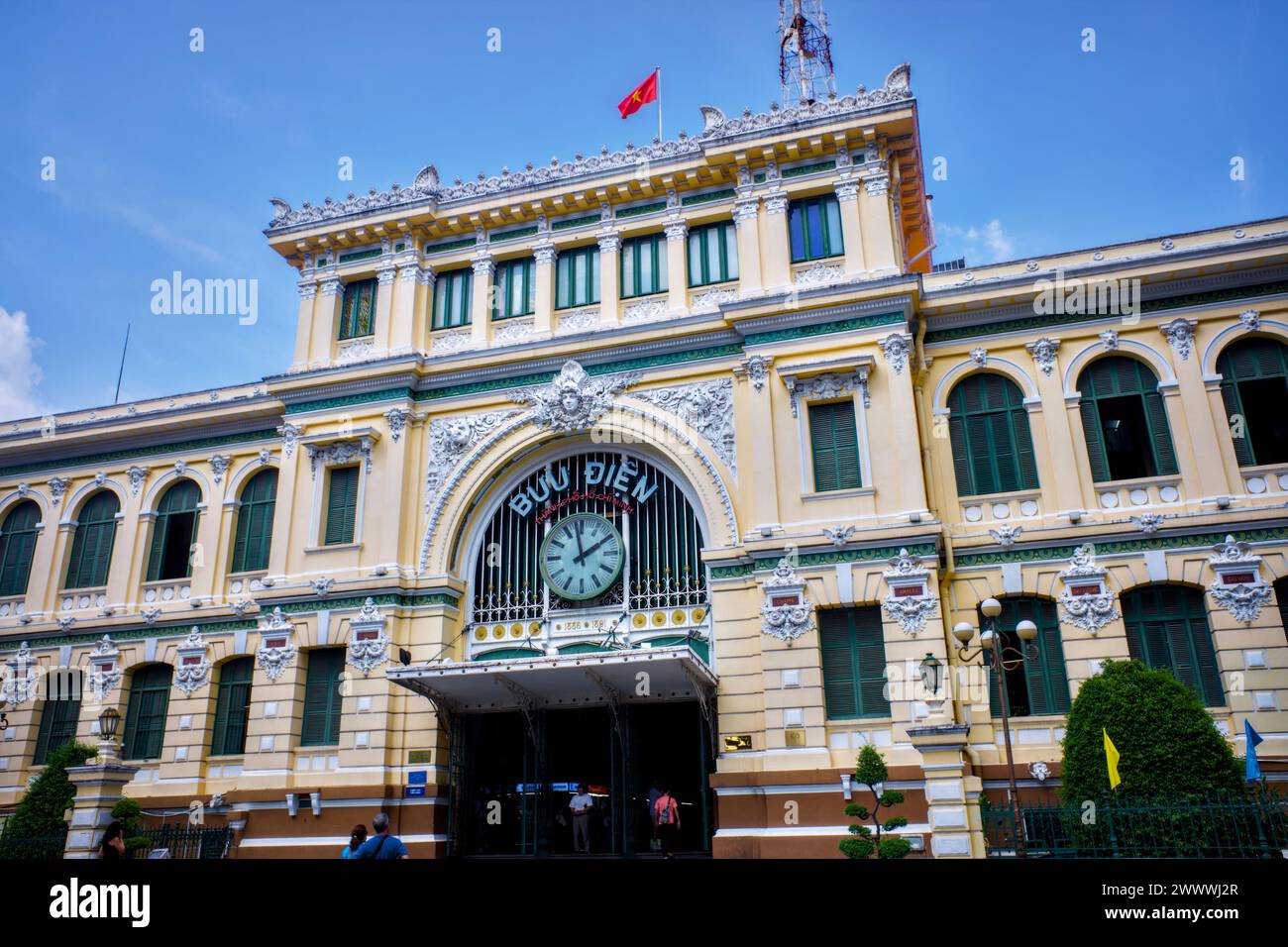 Saigon Central Post Office, Ho Chi Minh City, Vietnam Stock Photo